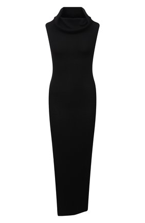 Женское шерстяное платье RICK OWENS черного цвета по цене 47500 руб., арт. RP21S3627/RIBM | Фото 1 Женское шерстяное платье RICK OWENS черного цвета, арт. RP21S3627/RIBM | Фото 1