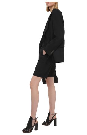 Женские кожаные босоножки SANTONI черного цвета по цене 58100 руб., арт. WDGQ59317HA1NBGNN01 | Фото 2 Женские кожаные босоножки SANTONI черного цвета, арт. WDGQ59317HA1NBGNN01 | Фото 2