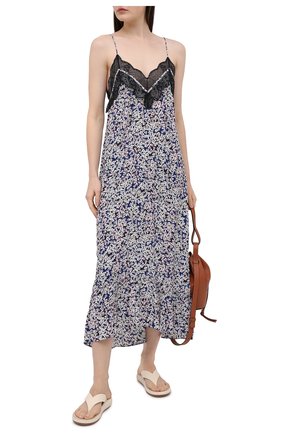 Женское платье из вискозы ZADIG&VOLTAIRE голубого цвета по цене 36950 руб., арт. WJCP0406F | Фото 2 Женское платье из вискозы ZADIG&VOLTAIRE голубого цвета, арт. WJCP0406F | Фото 2