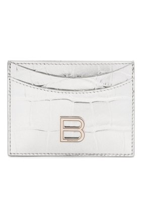 Женский кожаный футляр для кредитных карт BALENCIAGA серебряного цвета по цене 22800 руб., арт. 637370/1S4CY | Фото 1 Женский кожаный футляр для кредитных карт BALENCIAGA серебряного цвета, арт. 637370/1S4CY | Фото 1