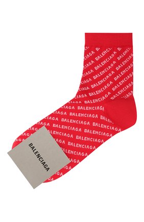 Женские носки BALENCIAGA красного цвета по цене 7995 руб., арт. 617766/3A0B1 | Фото 1 Женские носки BALENCIAGA красного цвета, арт. 617766/3A0B1 | Фото 1