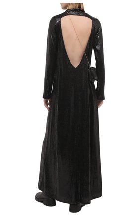 Женское платье с пайетками IN THE MOOD FOR LOVE черного цвета по цене 67050 руб., арт. IS0BEL DRESS | Фото 2 Женское платье с пайетками IN THE MOOD FOR LOVE черного цвета, арт. IS0BEL DRESS | Фото 2