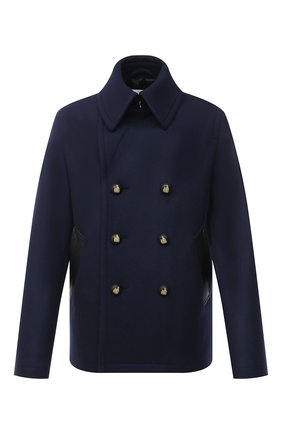 Мужской шерстяное пальто LANVIN темно-синего цвета по цене 194500 руб., арт. RM-0U0011-4808-P21 | Фото 1 Мужской шерстяное пальто LANVIN темно-синего цвета, арт. RM-0U0011-4808-P21 | Фото 1