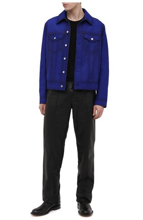 Мужская замшевая куртка BERLUTI синего цвета по цене 499500 руб., арт. R19LBL97-001 | Фото 2 Мужская замшевая куртка BERLUTI синего цвета, арт. R19LBL97-001 | Фото 2