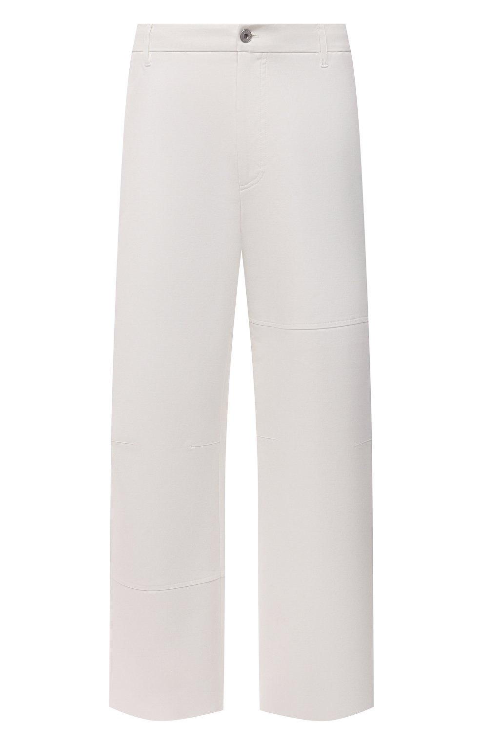 Мужские хлопковые брюки VALENTINO белого цвета, арт. VV3RBG3575Y | Фото 1 (Длина (брюки, джинсы): Стандартные; Случай: Повседневный; Региональные ограничения белый список (Axapta Mercury): RU; Материал внешний: Хлопок; Стили: Кэжуэл)
