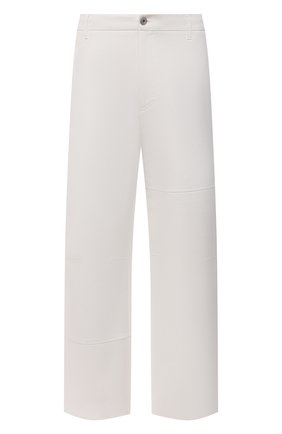 Мужские хлопковые брюки VALENTINO белого цвета, арт. VV3RBG3575Y | Фото 1 (Длина (брюки, джинсы): Стандартные; Материал внешний: Хлопок; Случай: Повседневный; Стили: Кэжуэл; Региональные ограничения белый список (Axapta Mercury): RU)