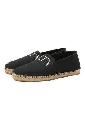 Мужские текстильные эспадрильи vltn VALENTINO черного цвета по цене 33900 руб., арт. VY2S0B73/TSE | Фото 1 Мужские текстильные эспадрильи vltn VALENTINO черного цвета, арт. VY2S0B73/TSE | Фото 1 (Материал внутренний: Натуральная кожа, Текстиль; Материал внешний: Текстиль)