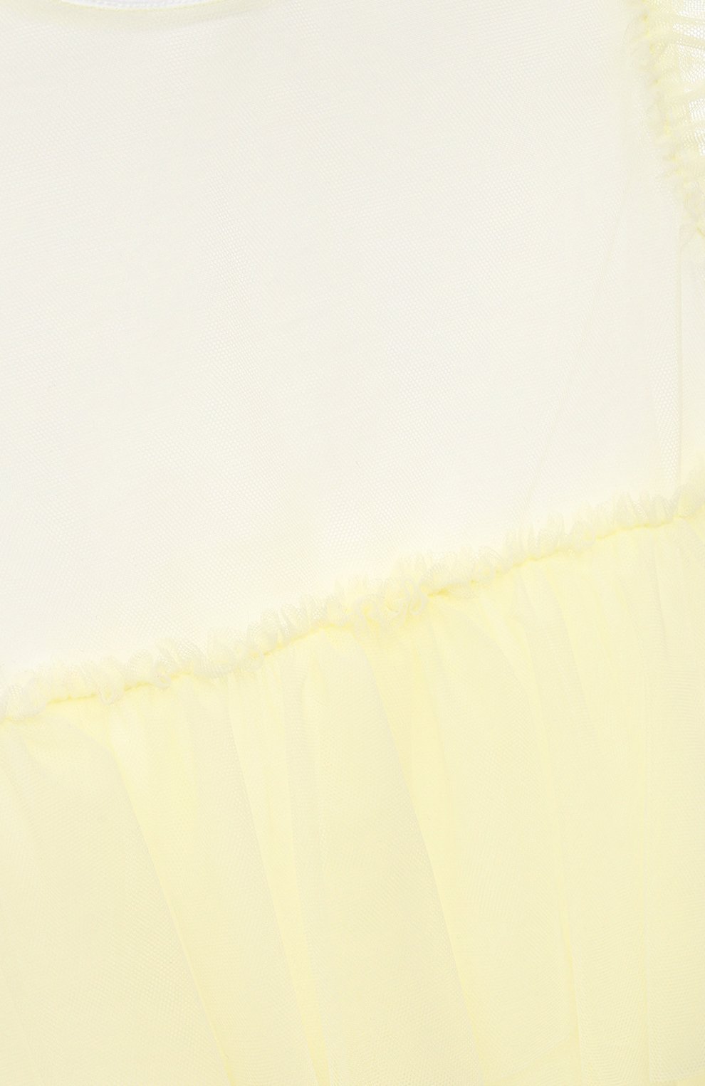 Женский хлопковое платье IL GUFO желтого цвета, арт. P21VM585H0018/2A-4A | Фото 3 (Региональные ограничения белый список (Axapta Mercury): RU; Ростовка одежда: 24 мес | 92 см, 3 года | 98 см)