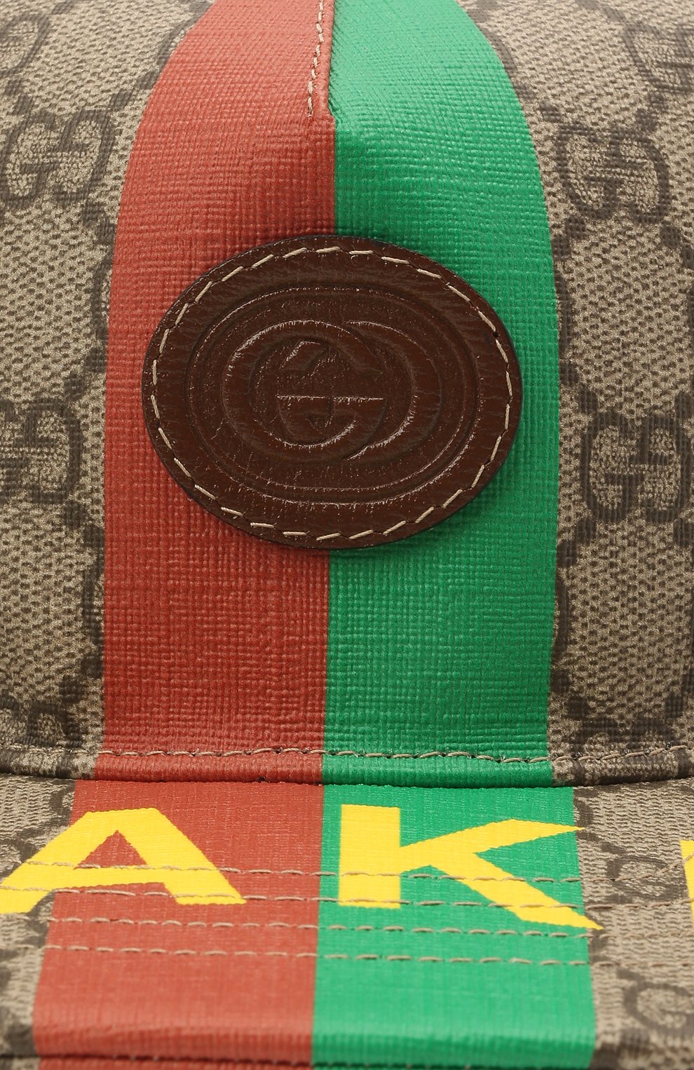 Детская бейсболка GUCCI разноцветного цвета по цене 16100 руб., арт. 652868/4HADP | Фото 3 Детская бейсболка GUCCI разноцветного цвета, арт. 652868/4HADP | Фото 3 (Материал: Текстиль, Синтетический материал, Хлопок)