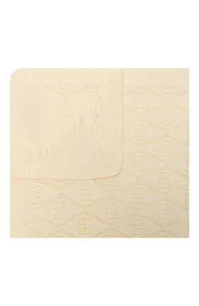 Детского хлопковое одеяло GUCCI бежевого цвета по цене 22300 руб., арт. 643511/3K111 | Фото 1 Детского хлопковое одеяло GUCCI бежевого цвета, арт. 643511/3K111 | Фото 1