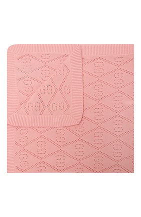 Детского хлопковое одеяло GUCCI розового цвета по цене 22300 руб., арт. 643511/3K111 | Фото 1 Детского хлопковое одеяло GUCCI розового цвета, арт. 643511/3K111 | Фото 1