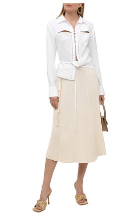 Женская блузка из вискозы JACQUEMUS белого цвета по цене 47350 руб., арт. 211SH10/102100 | Фото 2 Женская блузка из вискозы JACQUEMUS белого цвета, арт. 211SH10/102100 | Фото 2