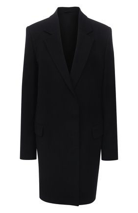 Женское пальто из шерсти и хлопка ACNE STUDIOS черного цвета по цене 75800 руб., арт. A90340 | Фото 1 Женское пальто из шерсти и хлопка ACNE STUDIOS черного цвета, арт. A90340 | Фото 1