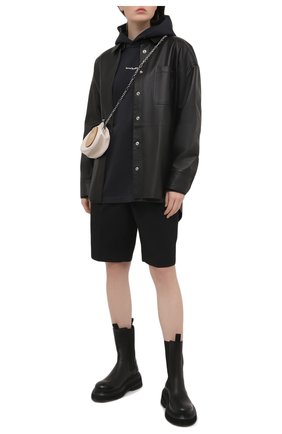 Женский хлопковое худи ACNE STUDIOS черного цвета по цене 36950 руб., арт. AI0083 | Фото 2 Женский хлопковое худи ACNE STUDIOS черного цвета, арт. AI0083 | Фото 2