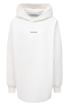 Женский хлопковое худи ACNE STUDIOS белого цвета по цене 36950 руб., арт. AI0083 | Фото 1 Женский хлопковое худи ACNE STUDIOS белого цвета, арт. AI0083 | Фото 1