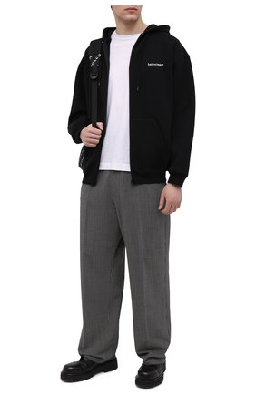 Мужской хлопковая толстовка BALENCIAGA черного цвета по цене 62550 руб., арт. 641659/TIV55 | Фото 2 Мужской хлопковая толстовка BALENCIAGA черного цвета, арт. 641659/TIV55 | Фото 2