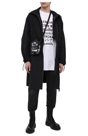 Мужская текстильная сумка explorer BALENCIAGA серого цвета по цене 44350 руб., арт. 593329/2BKNX | Фото 2 Мужская текстильная сумка explorer BALENCIAGA серого цвета, арт. 593329/2BKNX | Фото 2 (Ремень/цепочка: На ремешке; Материал: Текстиль; Размер: mini)