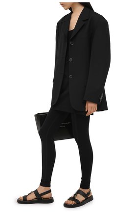 Женские леггинсы HELMUT LANG черного цвета по цене 22450 руб., арт. K06HW201 | Фото 2 Женские леггинсы HELMUT LANG черного цвета, арт. K06HW201 | Фото 2