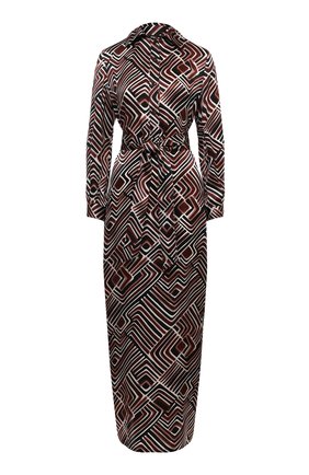 Женское шелковое платье KITON коричневого цвета по цене 147500 руб., арт. D51312K09T77 | Фото 1 Женское шелковое платье KITON коричневого цвета, арт. D51312K09T77 | Фото 1
