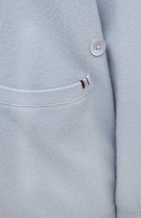 Женский кашемировый кардиган EXTREME CASHMERE голубого цвета по цене 0 руб., арт. 024/T0KI0 | Фото 5 Женский кашемировый кардиган EXTREME CASHMERE голубого цвета, арт. 024/T0KI0 | Фото 5 (Материал внешний: Шерсть, Кашемир; Рукава: Длинные; Длина (для топов): Удлиненные; Региональные ограничения белый список (Axapta Mercury): RU; Женское Кросс-КТ: кардиган-трикотаж)