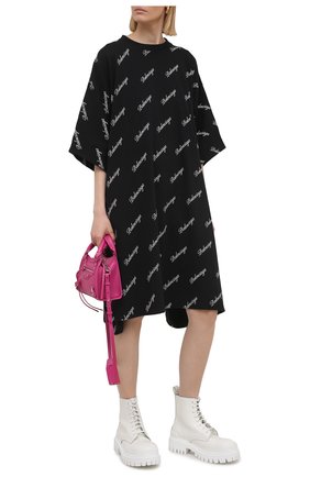 Женские кожаные ботинки strike BALENCIAGA белого цвета по цене 79950 руб., арт. 590974/WA967 | Фото 2 Женские кожаные ботинки strike BALENCIAGA белого цвета, арт. 590974/WA967 | Фото 2