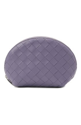 Женская кожаная косметичка BOTTEGA VENETA сиреневого цвета по цене 47250 руб., арт. 608064/VCPP2 | Фото 1 Женская кожаная косметичка BOTTEGA VENETA сиреневого цвета, арт. 608064/VCPP2 | Фото 1