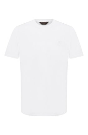 Мужская хлопковая футболка ZEGNA COUTURE белого цвета по цене 25200 руб., арт. CWCJ13/9WJ18 | Фото 1 Мужская хлопковая футболка ZEGNA COUTURE белого цвета, арт. CWCJ13/9WJ18 | Фото 1