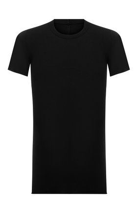 Мужская хлопковая футболка RICK OWENS черного цвета по цене 19950 руб., арт. RU21S6251/JA | Фото 1 Мужская хлопковая футболка RICK OWENS черного цвета, арт. RU21S6251/JA | Фото 1