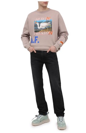 Мужские текстильные кроссовки odsy mesh OFF-WHITE мятного цвета по цене 56650 руб., арт. 0MIA179R21FAB0015172 | Фото 2 Мужские текстильные кроссовки odsy mesh OFF-WHITE мятного цвета, арт. 0MIA179R21FAB0015172 | Фото 2