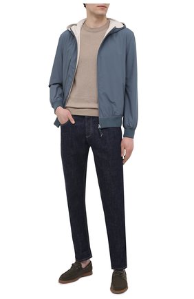 Мужской хлопковый свитер CANALI бежевого цвета по цене 29950 руб., арт. C0775/MK01137 | Фото 2 Мужской хлопковый свитер CANALI бежевого цвета, арт. C0775/MK01137 | Фото 2