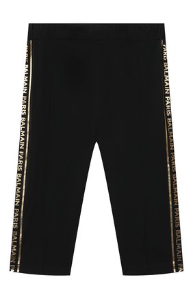 Детские хлопковые леггинсы BALMAIN золотого цвета по цене 19950 руб., арт. 6O6179 | Фото 1 Детские хлопковые леггинсы BALMAIN золотого цвета, арт. 6O6179 | Фото 1