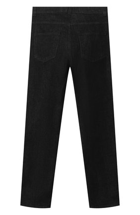 Детские джинсы BALMAIN черного цвета по цене 41950 руб., арт. 6O6620 | Фото 2 Детские джинсы BALMAIN черного цвета, арт. 6O6620 | Фото 2
