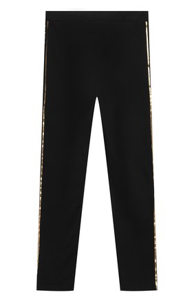 Детские хлопковые леггинсы BALMAIN золотого цвета по цене 21750 руб., арт. 6O6150 | Фото 2 Детские хлопковые леггинсы BALMAIN золотого цвета, арт. 6O6150 | Фото 2