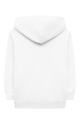 Детский хлопковое худи BALENCIAGA белого цвета по цене 24550 руб., арт. 641599/TJVM3 | Фото 2 Детский хлопковое худи BALENCIAGA белого цвета, арт. 641599/TJVM3 | Фото 2