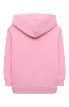 Детский хлопковое худи BALENCIAGA розового цвета по цене 24550 руб., арт. 641599/TJVM3 | Фото 2 Детский хлопковое худи BALENCIAGA розового цвета, арт. 641599/TJVM3 | Фото 2