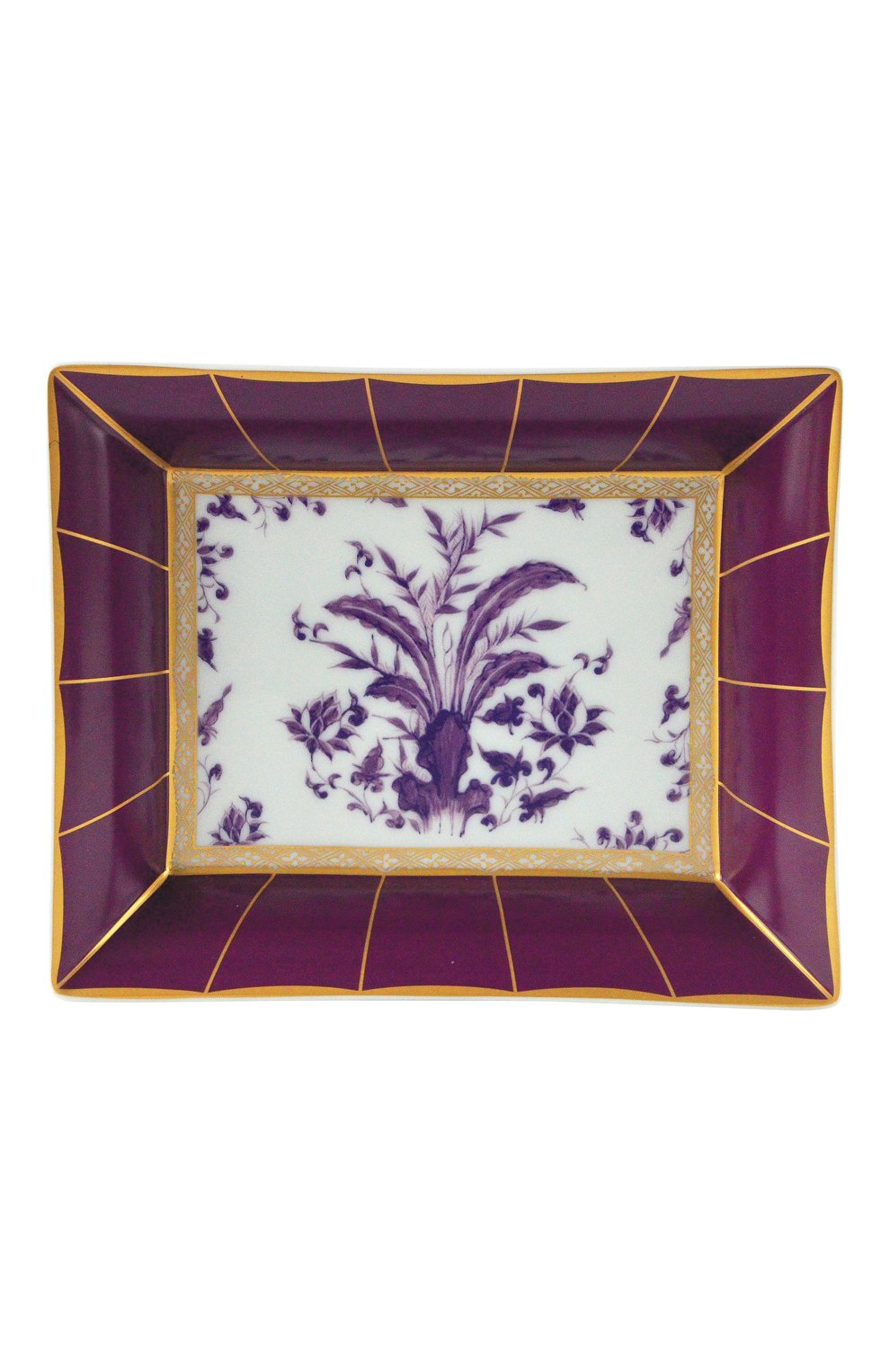 Пепельница prunus BERNARDAUD фиолетового цвета, арт. 1831/4511 | Фото 1 (Интерьер_коллекция: Prunus; Ограничения доставки: fragile-2)
