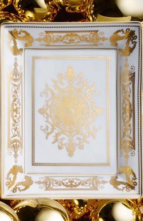 Пепельница aux rois or BERNARDAUD золотого цвета по цене 43000 руб., арт. 1847/4511 | Фото 2 Пепельница aux rois or BERNARDAUD золотого цвета, арт. 1847/4511 | Фото 2 (Интерьер_коллекция: Aux Rois Or; Ограничения доставки: fragile-2)