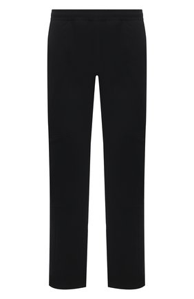 Мужские брюки BOTTEGA VENETA черного цвета, арт. 647393/V0C60 | Фото 1 (Материал внешний: Синтетический материал; Длина (брюки, джинсы): Стандартные; Случай: Повседневный; Стили: Минимализм)