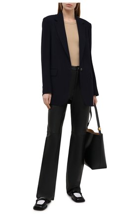 Женский жакет из шерсти и вискозы DRIES VAN NOTEN темно-синего цвета по цене 95050 руб., арт. 211-10416-2301 | Фото 2 Женский жакет из шерсти и вискозы DRIES VAN NOTEN темно-синего цвета, арт. 211-10416-2301 | Фото 2
