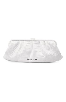 Женский клатч cloud BALENCIAGA белого цвета по цене 97450 руб., арт. 618899/1R053 | Фото 1 Женский клатч cloud BALENCIAGA белого цвета, арт. 618899/1R053 | Фото 1
