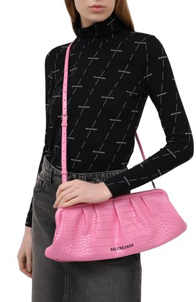 Женский клатч cloud BALENCIAGA розового цвета по цене 107500 руб., арт. 618899/1R053 | Фото 2 Женский клатч cloud BALENCIAGA розового цвета, арт. 618899/1R053 | Фото 2
