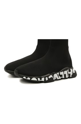 Женские текстильные кроссовки speed graffiti BALENCIAGA черного цвета по цене 73200 руб., арт. 605942/W2DB7 | Фото 1 Женские текстильные кроссовки speed graffiti BALENCIAGA черного цвета, арт. 605942/W2DB7 | Фото 1 (Материал внутренний: Текстиль; Материал внешний: Текстиль; Подошва: Платформа; Кросс-КТ: хайтопы)