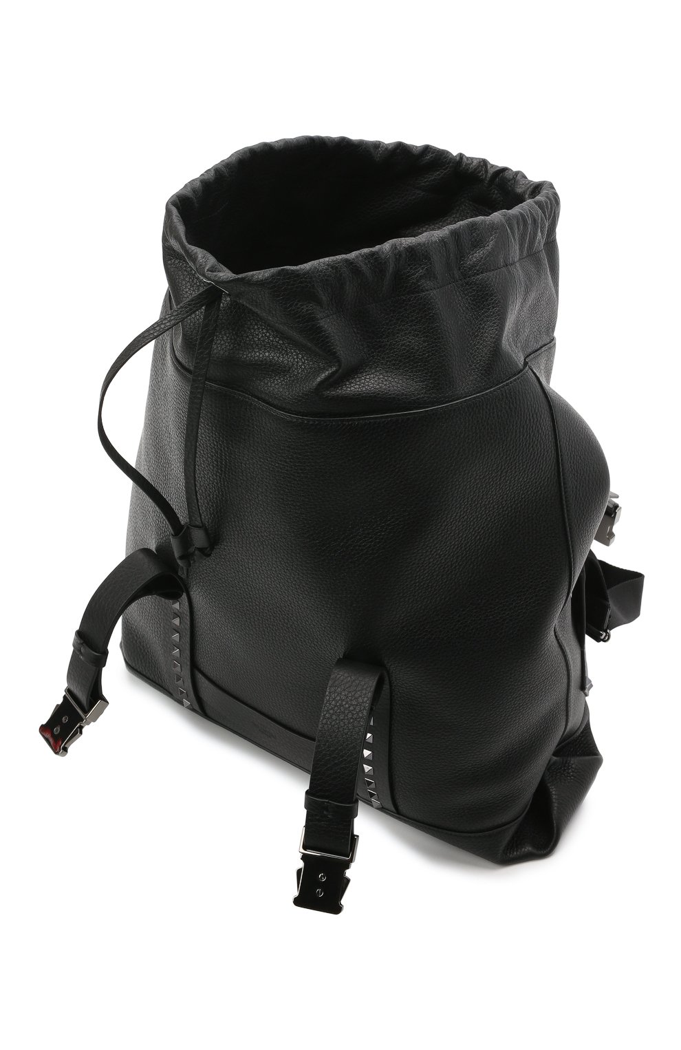 Мужской кожаный рюкзак VALENTINO черного цвета, арт. VY2B0A42/SXP | Фото 4 (Материал: Натуральная кожа; Региональные ограничения белый список (Axapta Mercury): RU; Ремень/цепочка: На ремешке; Стили: Кэжуэл; Размер: large)