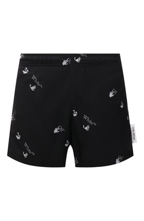Мужские плавки-шорты OFF-WHITE черного цвета по цене 26800 руб., арт. 0MFA003R21FAB002 | Фото 1 Мужские плавки-шорты OFF-WHITE черного цвета, арт. 0MFA003R21FAB002 | Фото 1