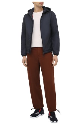 Мужские хлопковые брюки-карго ASPESI коричневого цвета, арт. S1 A CP10 E794 | Фото 2 (Материал внешний: Хлопок; Длина (брюки, джинсы): Стандартные; Случай: Повседневный; Стили: Кэжуэл)
