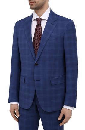 Мужской шерстяной костюм ERMENEGILDO ZEGNA синего цвета по цене 199500 руб., арт. 922074/25M22Y | Фото 2 Мужской шерстяной костюм ERMENEGILDO ZEGNA синего цвета, арт. 922074/25M22Y | Фото 2