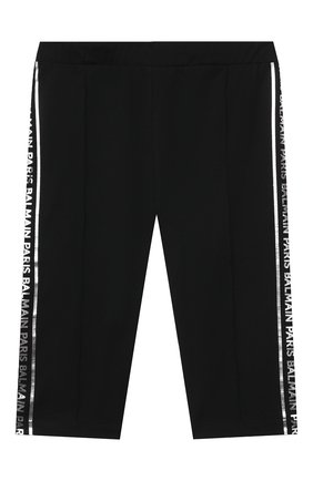 Детские хлопковые леггинсы BALMAIN серого цвета по цене 21100 руб., арт. 6O6179 | Фото 1 Детские хлопковые леггинсы BALMAIN серого цвета, арт. 6O6179 | Фото 1