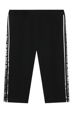 Детские хлопковые леггинсы BALMAIN серого цвета по цене 21100 руб., арт. 6O6179 | Фото 2 Детские хлопковые леггинсы BALMAIN серого цвета, арт. 6O6179 | Фото 2