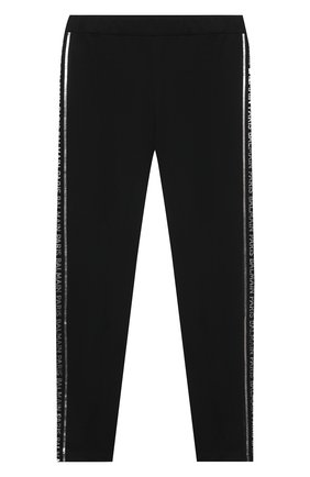 Детские хлопковые леггинсы BALMAIN серого цвета по цене 22750 руб., арт. 6O6150 | Фото 2 Детские хлопковые леггинсы BALMAIN серого цвета, арт. 6O6150 | Фото 2