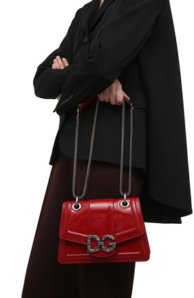 Женская сумка dg amore DOLCE & GABBANA красного цвета по цене 163000 руб., арт. BB6676/A1037 | Фото 2 Женская сумка dg amore DOLCE & GABBANA красного цвета, арт. BB6676/A1037 | Фото 2